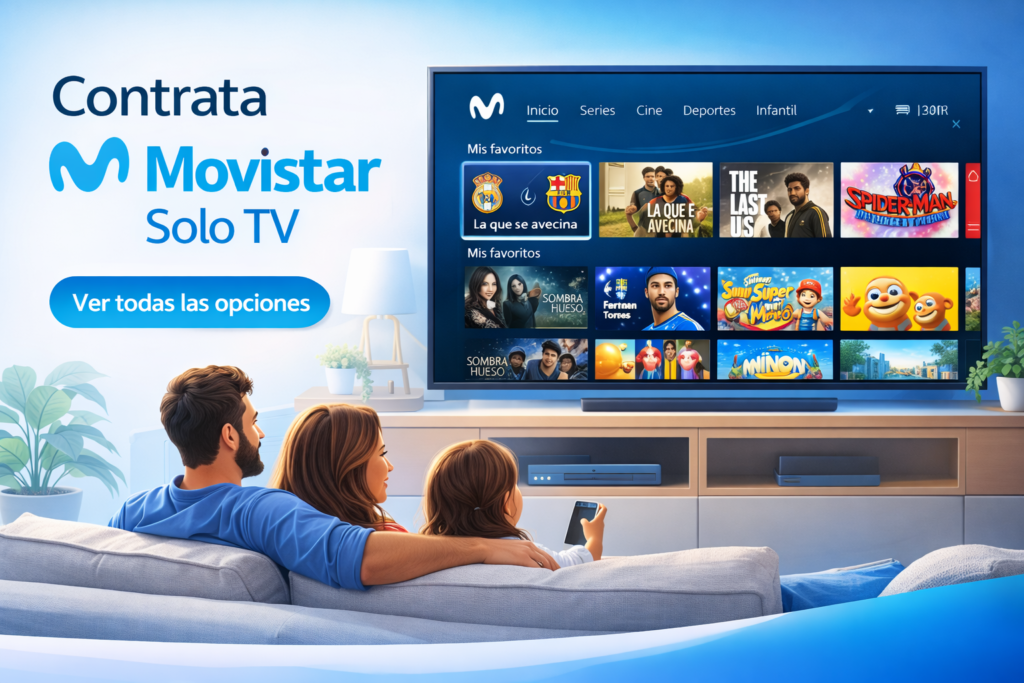 Contratar solo Movistar TV